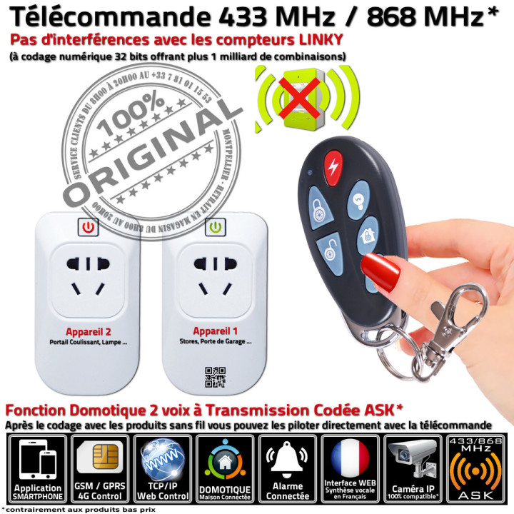 Télécommande PB-403R, idéale pour une gestion facile et rapide de vos appareils.