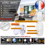 Capteur MC565RF Meian monté dans un immeuble sans fil avec alarme active