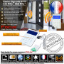Clavier RFID PB503R Meian monté sur mur de bureaux professionnels modernes