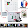 Détecteur d’ouverture blanc discret 868 MHz pour alarme anti intrusion Meian