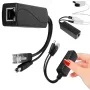 Adaptateur PoE 48V vers 12V 2A, PoE Splitter Actif Compatible avec Caméra IP