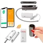 Capteur d'ouverture MD212R sans-fil compatible avec l'Alarme Atlantic's | Modulation ASK 868 MHz