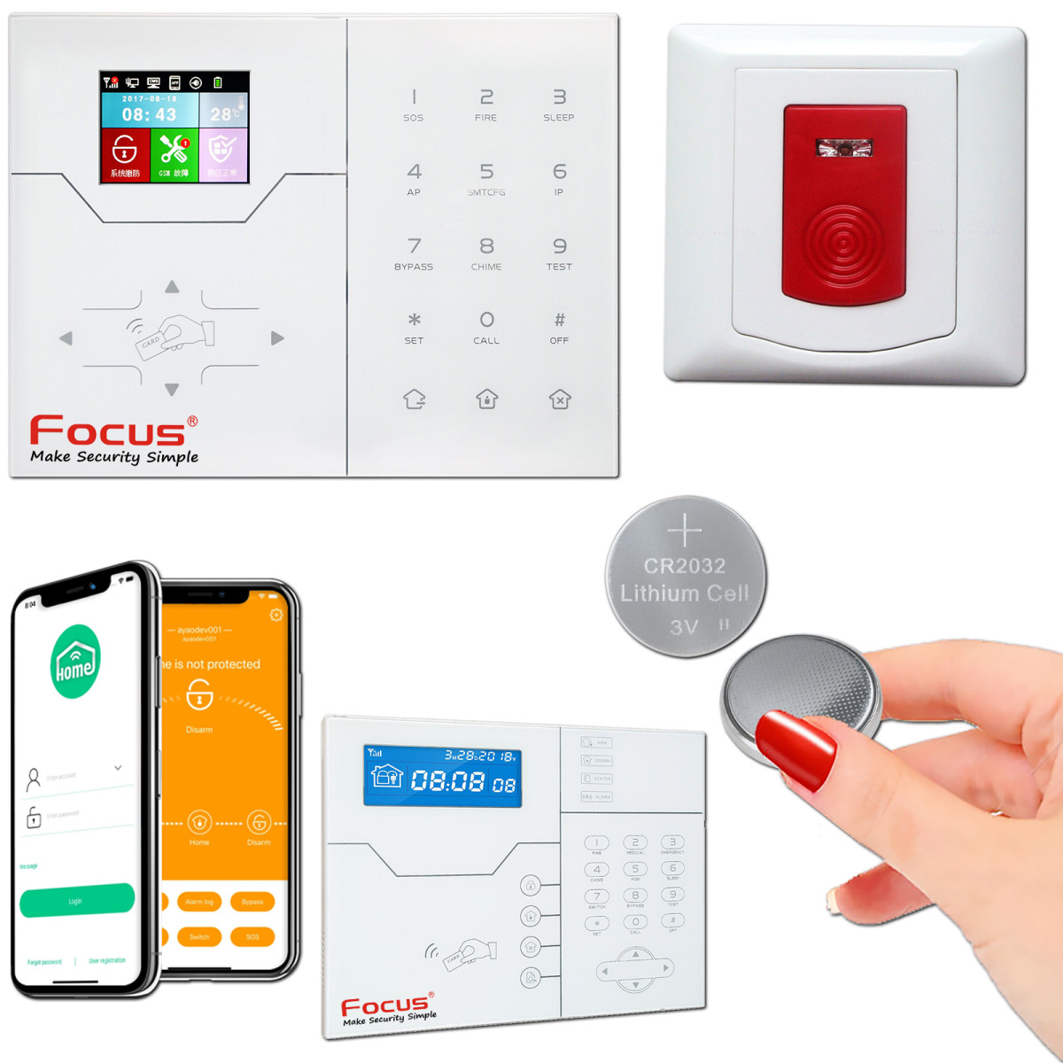 Smart Living SR-PB bouton d'urgence