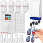 Pack securite complet 4G alarme sans fil maisons villas commerces industriels
