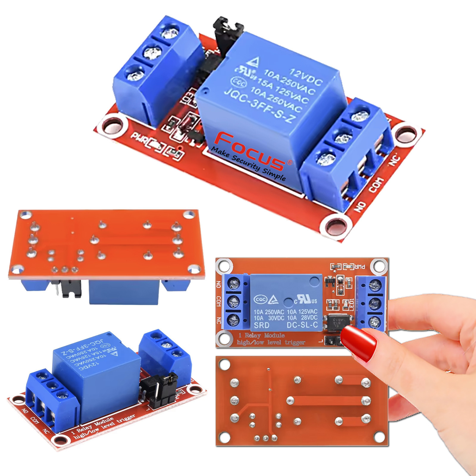 Module relais PGM 12V compatible avec l'Alarme ORION IP2 GSM Domega