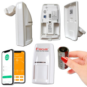 Détecteur de présence DT-81R compatible Alarme Atlantic’s pour sécurité maison