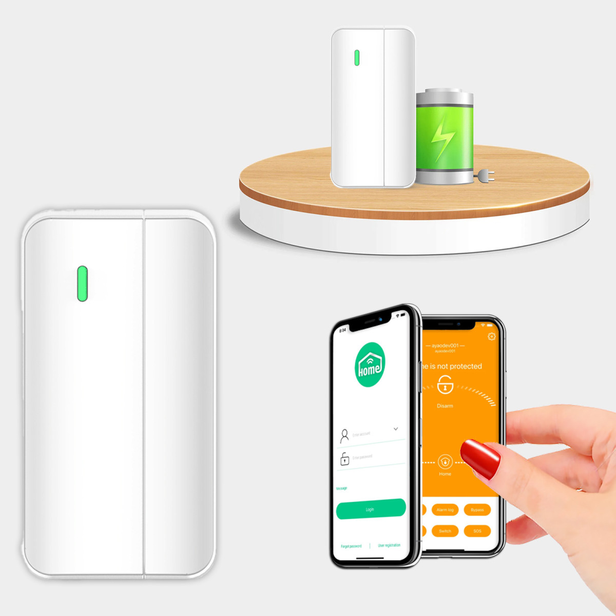 Alarme Maison Garage 4G GSM Sans Fil – Système De Sécurité Complet