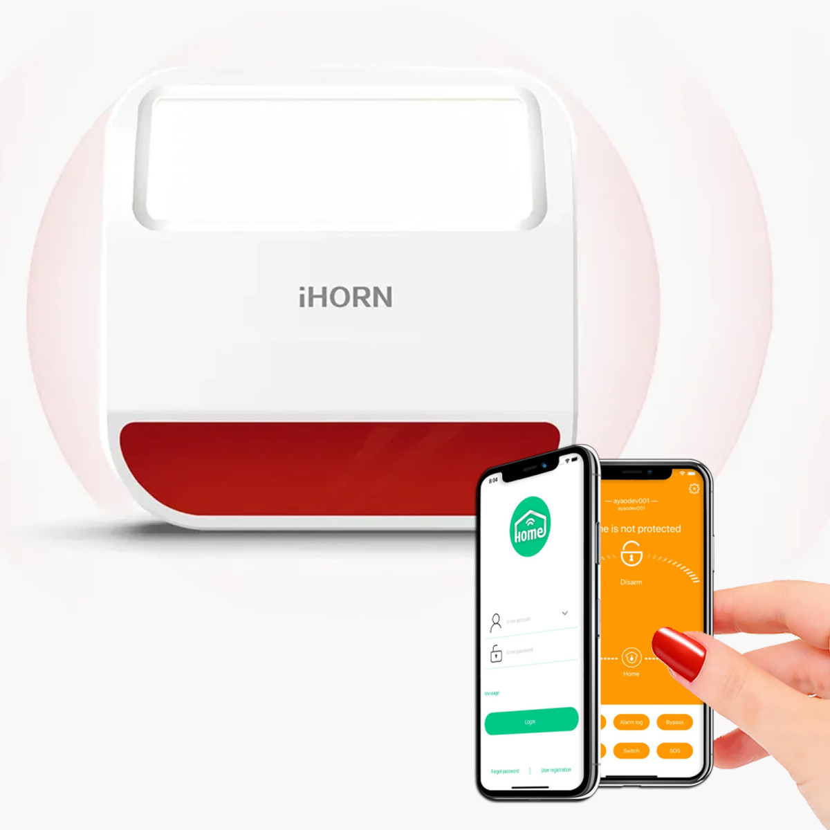 Alarme pour Garage sans-fil 4G - Sécurité Connectée et Sans Abonnement pour box en Sous-sol